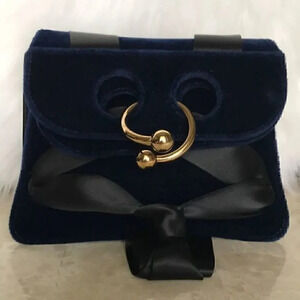 J.W.ANDERSON leather and velvet bag authentic 100%